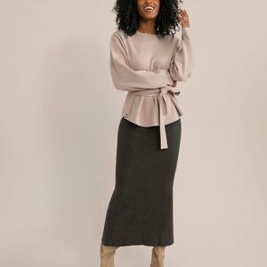 Modern Citizen Nara Tiefront Sweater